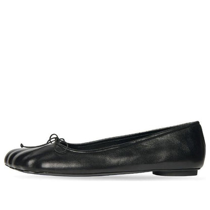 (WMNS) Balenciaga Anatomic Ballerina Shoes 'Black Shiny Soft Sheepskin' 714260WBCW01000