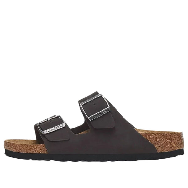 BirkenstockArizona Soft Footbed Nubuck Leather 'Black'