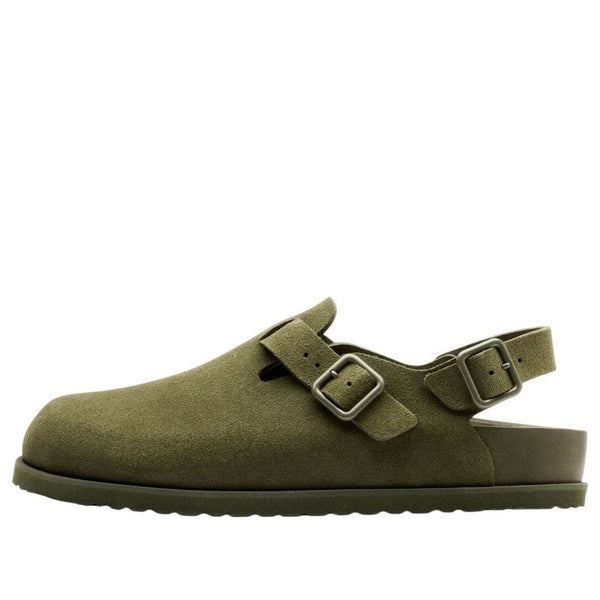 Birkenstock1774 lV Tokio Suede Sandals 'Moss Green'