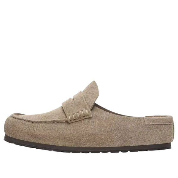 BirkenstockNaples Wrapped Suede Leather 'Taupe'