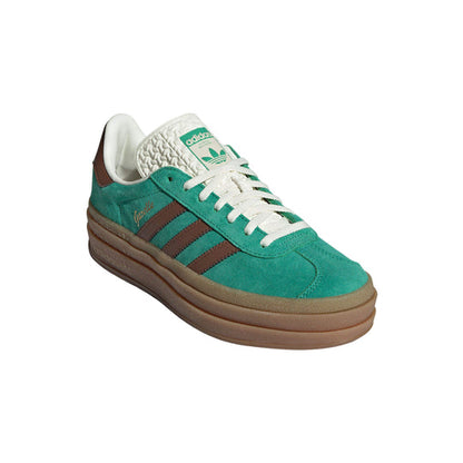 (WMNS) adidas Gazelle Bold 'Green Brown' JP8045