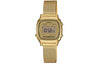 CASIOWaterproof Quartz Unisex Gold Digital