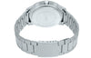 CASIOStainless Steel Strap Quartz Waterproof Mens SilverBlack Analog