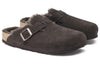 BirkenstockBoston Shearling Suede Shoes 'Mocha'