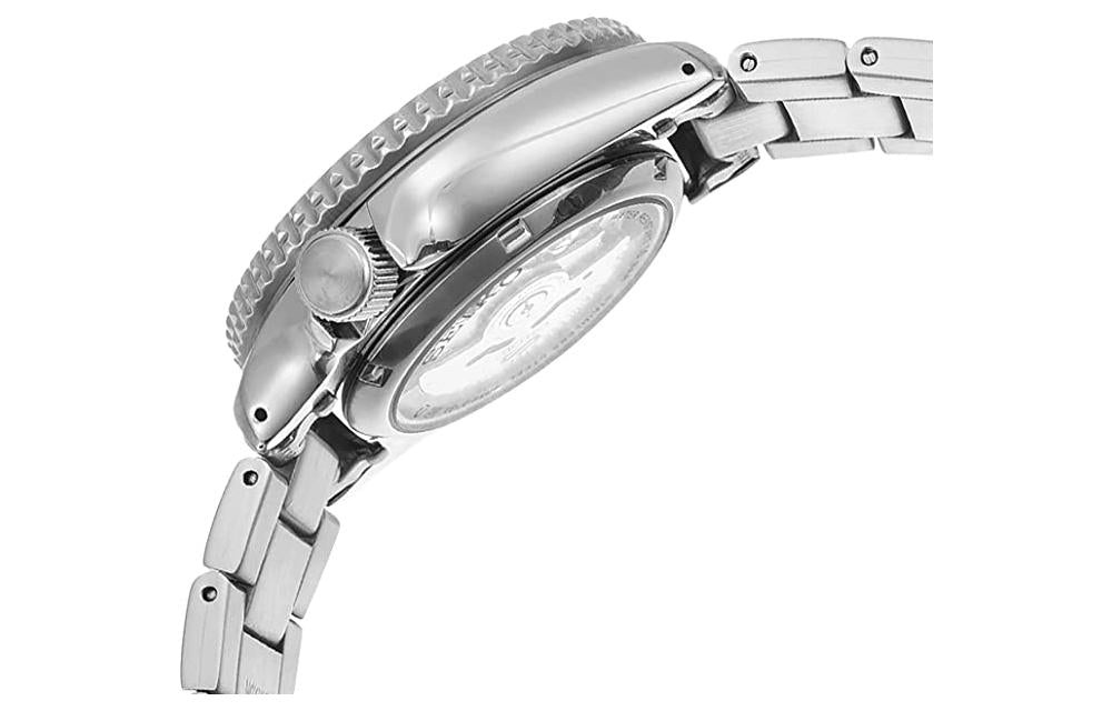 SEIKOCasual waterproof Automatic Sports Mechanical Watch 'Black Silver Gold'