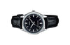 CASIORetroPointer SeriesWatch ClassicLeather Black Quartz Waterproof Black Dial Black Analog