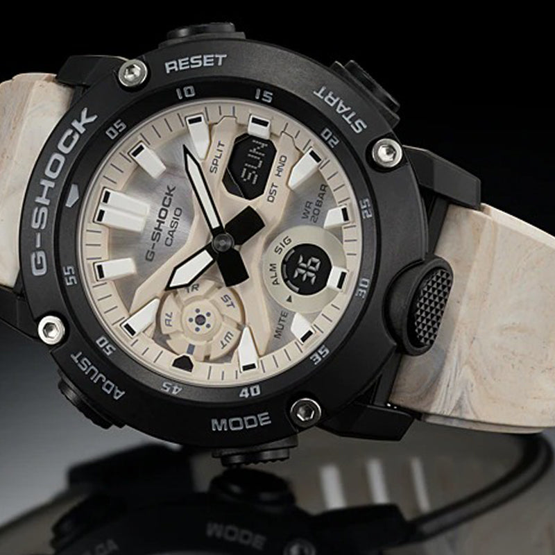 CASIOG-Shock Analog-Digital 'Black White'