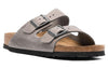 BirkenstockArizona Soft Footbed Oiled Leather Sandals 'Iron'