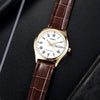 CASIOCasio Retro Fashion Business Analog Watch 'Gold White Brown'
