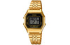CASIOWaterproof Quartz Unisex Mens Gold Digital