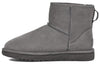 UGG(WMNS)  Classic Mini UGG Rubber Logo 'Grey'