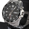 CASIOStainless Steel Strap Unisex Mens Black Analog