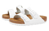 BirkenstockArizona Natural Leather Sandals 'White'