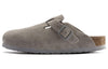 BirkenstockBoston Soft Footbed Regular 'Suede Stone Coin'