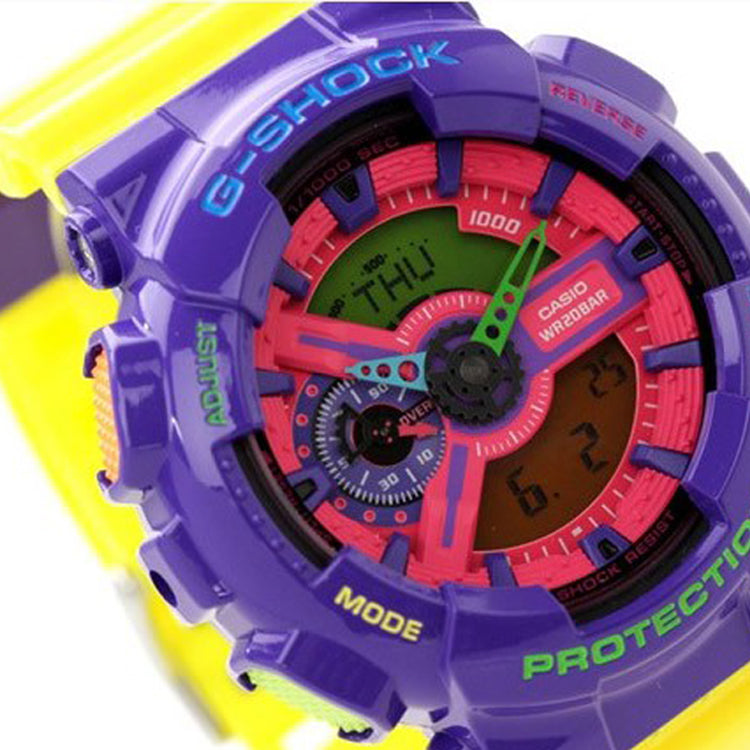 CASIOG-Shock Analog-Digital 'Purple'
