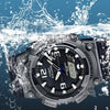 CASIOAnalog Solar Powered Waterproof Sports Mens Black Analog/Digital Combo