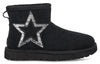 UGG(WMNS)  Classic Mini Star Fleece Lined Snow Boots Black