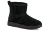 UGG(WMNS)  Classic Mini Waterproof Fleece Lined Black