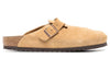 BirkenstockBoston Suede Leather 'Latte Cream'