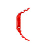 CASIOSmall Cube Quartz 50m Waterproof Strap Mineral Glass Lens Resin Strap Watch Red Digital