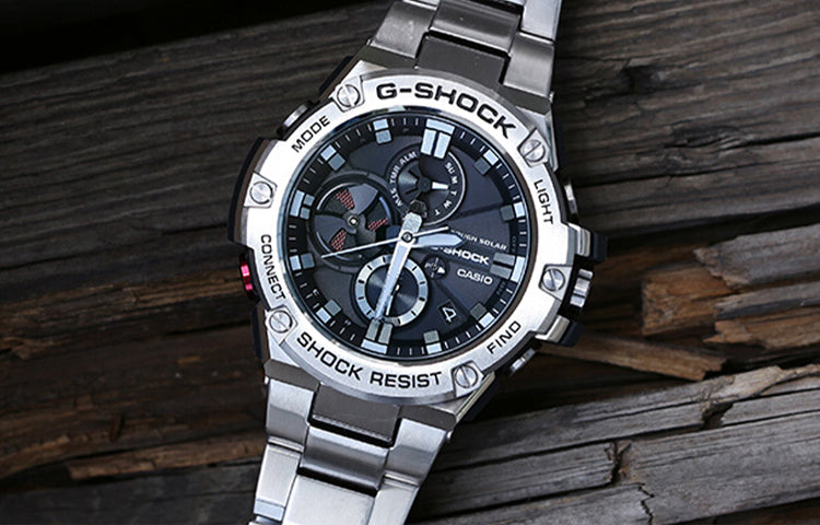CASIOG-Shock G-Steel 'SIlver Black'