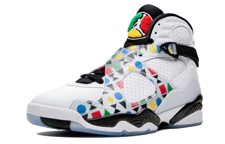 Air Jordan8 Retro 'Quai 54 White'