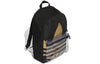 adidasBlack originals Adicolor Large Trefoil Classic Backpack 'Black Gold Metallic'
