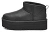 UGG(WMNS)  Classic Ultra Mini Platform Boot 'Black Leather'