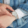 CASIOQuartz Waterproof Mens Silver Analog