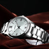 CASIOMen's  DRESS Series Classic Minimalistic Small Retro Business Watch Mens Silver Analog