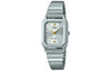 CASIOCAISO  Pearl White waterproof quartz Watch 23mm Stainless Steel Strap