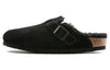 BirkenstockBoston Fur Regular 'Suede Leather Black'