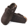BirkenstockBoston Shearling Suede Shoes 'Mocha'
