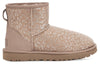 UGG(WMNS)  Classic Mini Snow Leopard Brown Yellow