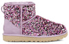 UGG(WMNS)  Classic Mini Stellar Sequin Snow Boots Purple