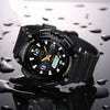 CASIOWaterproof Sports Solar Powered Mens Black Analog