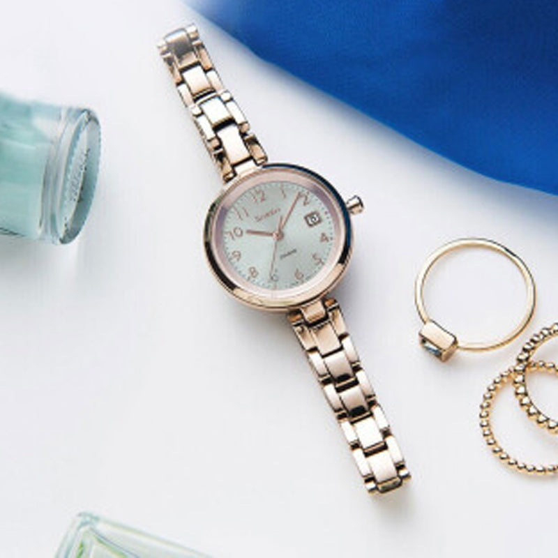 CASIOSHEEN Solar Powered Gold Analog