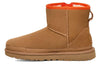UGG(WMNS)  Classic Mini Zipper Tape Logo 'Chestnut'