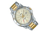 CASIOStainless Steel Strap Quartz Waterproof Unisex Mens Light Grey Analog