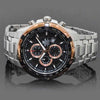 CASIOEDIFICE Quartz Waterproof Mens BlackGold Analog