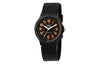CASIOWaterproof Quartz Mens Black Analog