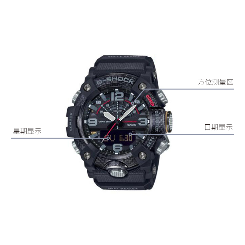 CASIOG-Shock Mudmaster 'Black'
