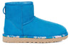 UGG(WMNS)  Classic Mini Floral Snow Boots Blue
