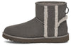 UGG(WMNS)  Classic Mini Shearling Logo 'Charcoal'