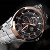 CASIOQuartz Waterproof Sports EDIFICE Mens Rose Gold Analog