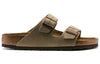BirkenstockArizona Soft Footbed Suede Leather 'Taupe'