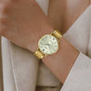CASIODRESS Series Waterproof Gold Analog