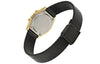 CASIOQuartz Waterproof Analog Unisex Mens BlackGold Digital