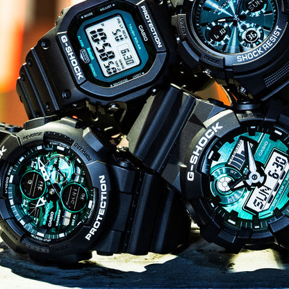 CASIOG-Shock Analog-Digital 'Black Green'