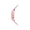 CASIOMinimalistic Temperament Small Cube Waterproof Led Lights Resin Strap Waterproof Watch Pink Digital